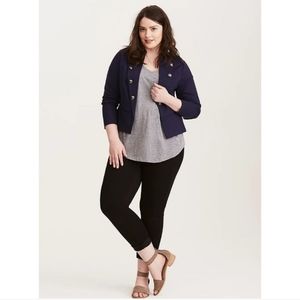 Torrid Ponte Military Cadet Jacket
